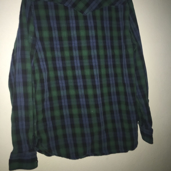 ✨ LUCKY BRAND GREEN FLANNEL ✨ - Picture 6 of 6